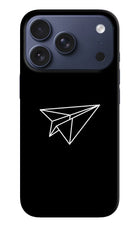 Paper Plane White iPhone 17 Pro Hard Case Back Cover by Casekaro