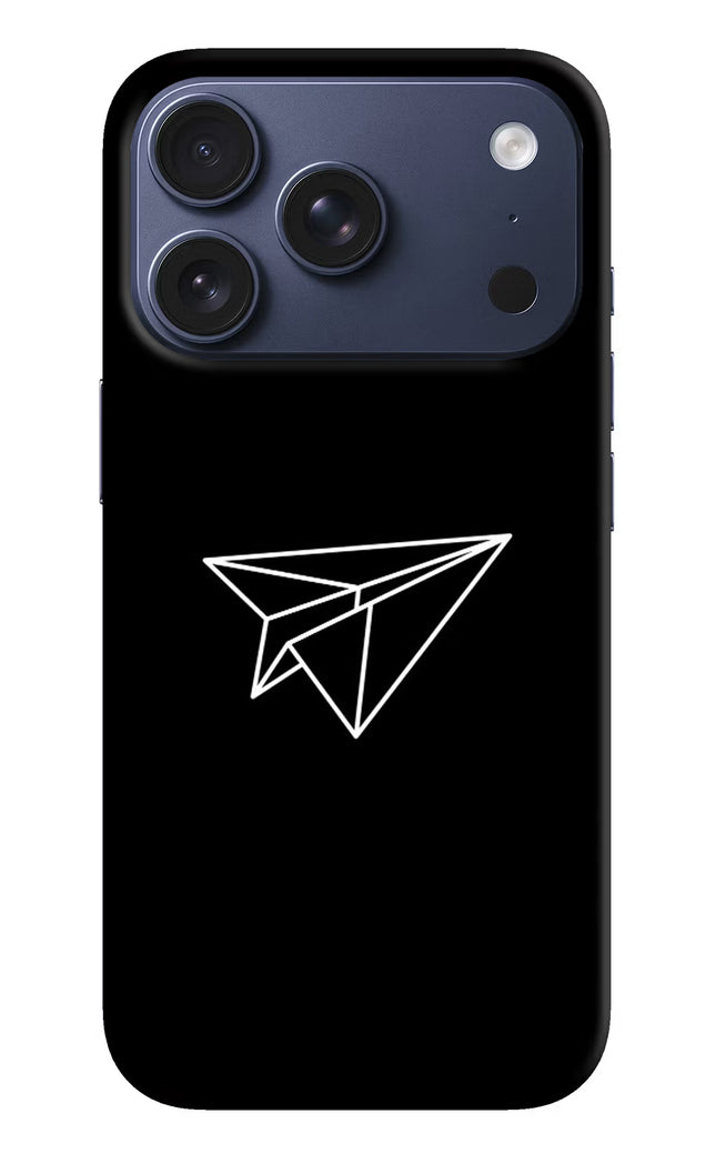 Paper Plane White iPhone 17 Pro Hard Case Back Cover by Casekaro