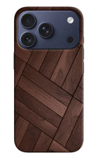 Wooden Texture Design iPhone 17 Pro Hard Case Back Cover by Casekaro