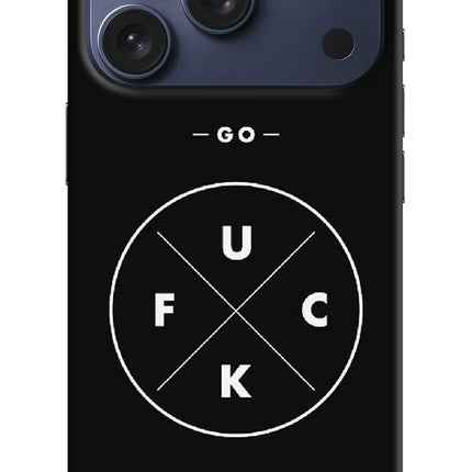 Go Fuck Yourself iPhone 17 Pro Hard Case Back Cover by Casekaro