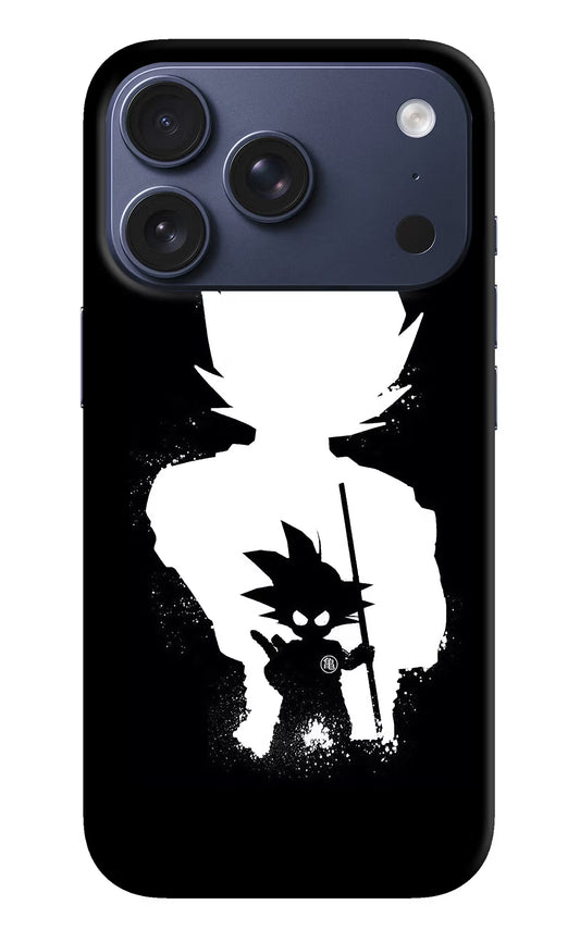 Goku Shadow iPhone 17 Pro Hard Case Back Cover by Casekaro