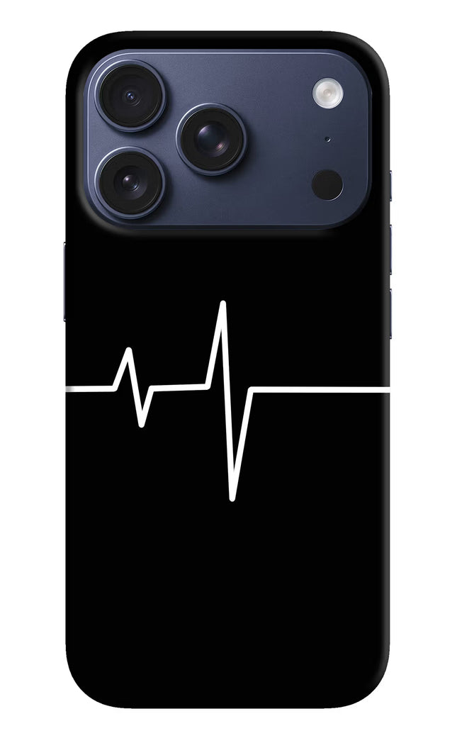 Heart Beats iPhone 17 Pro Hard Case Back Cover by Casekaro