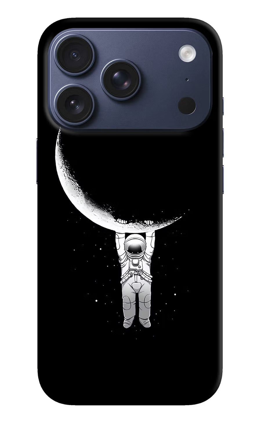 Moon Space iPhone 17 Pro Back Cover, Hard case