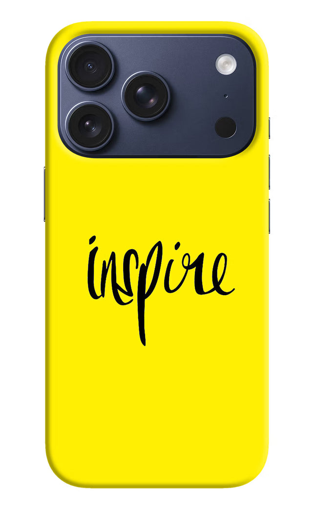 Inspire iPhone 17 Pro Hard Case Back Cover by Casekaro