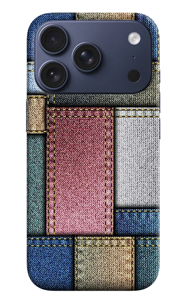 Multicolor Jeans iPhone 17 Pro Hard Case Back Cover by Casekaro
