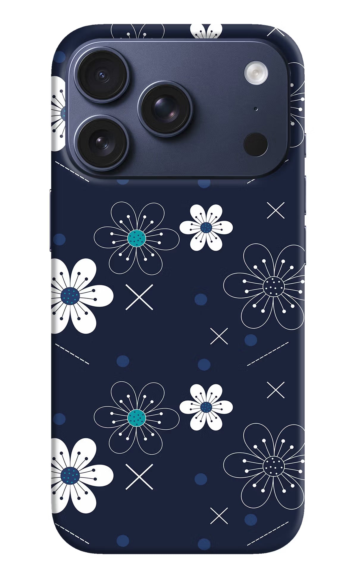 Flowers iPhone 17 Pro Hard Case Back Cover by Casekaro