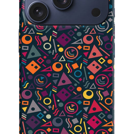 Geometric Abstract iPhone 17 Pro Hard Case Back Cover by Casekaro