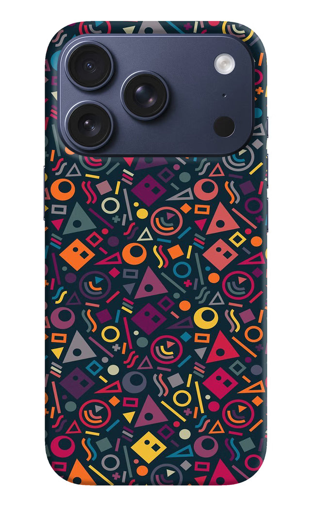 Geometric Abstract iPhone 17 Pro Hard Case Back Cover by Casekaro