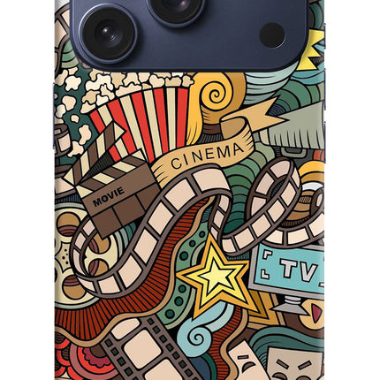 Cinema Abstract iPhone 17 Pro Hard Case Back Cover by Casekaro