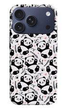 Cute Panda iPhone 17 Pro Hard Case Back Cover by Casekaro