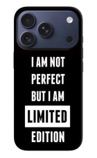I Am Not Perfect But I Am Limited Edition iPhone 17 Pro Hard Case Back Cover by Casekaro