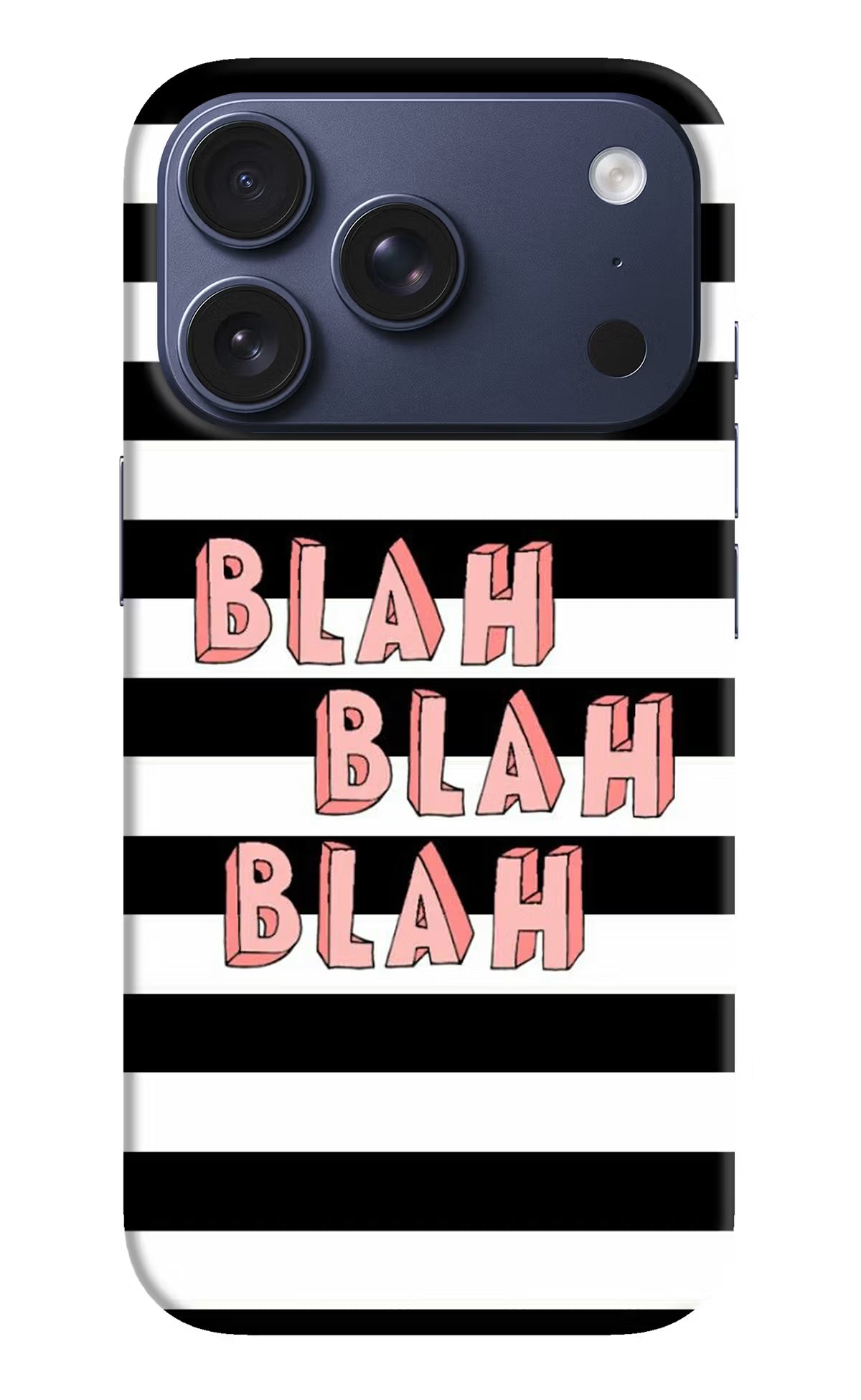 Blah Blah Blah iPhone 17 Pro Hard Case Back Cover by Casekaro