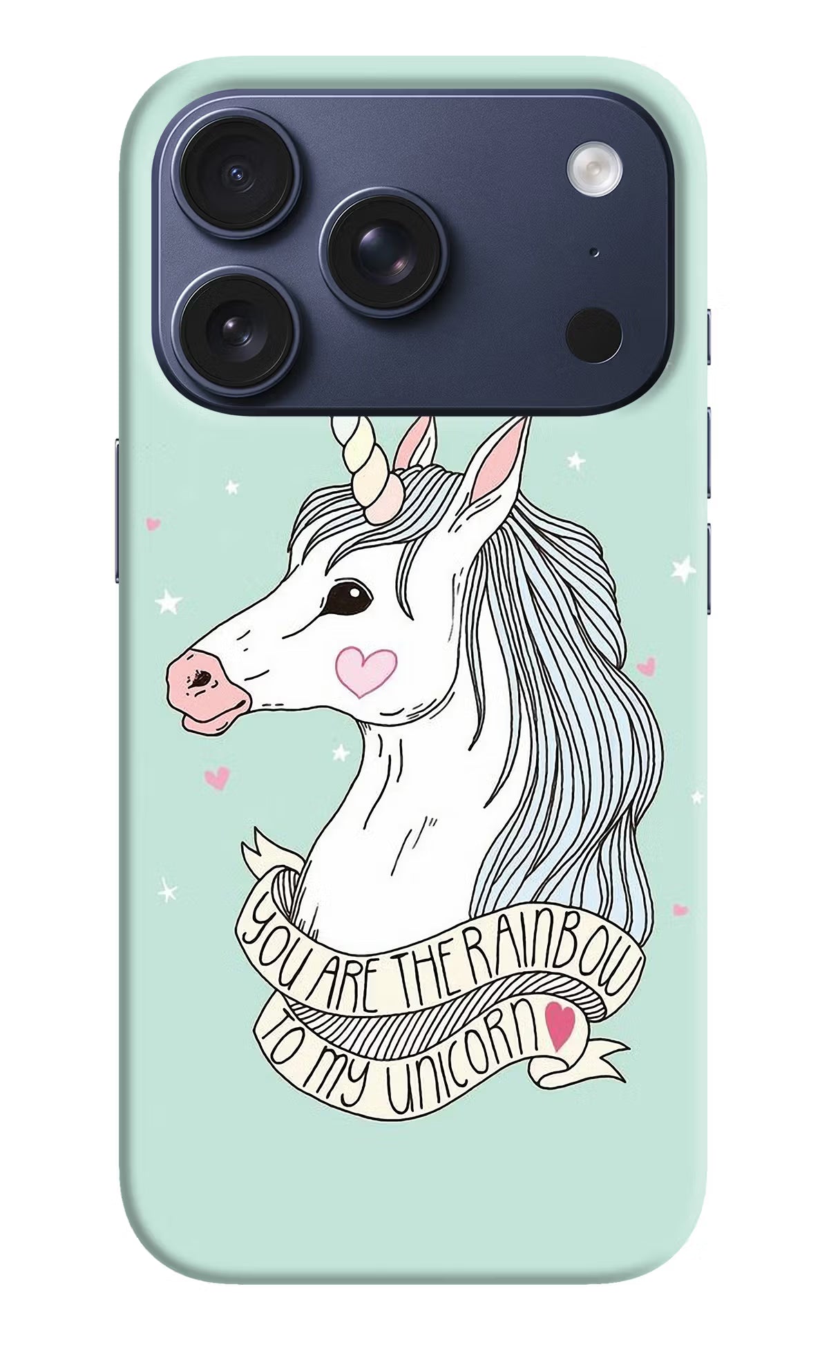Unicorn Wallpaper iPhone 17 Pro Hard Case Back Cover by Casekaro