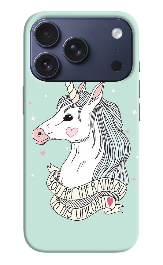 Unicorn Wallpaper iPhone 17 Pro Hard Case Back Cover by Casekaro