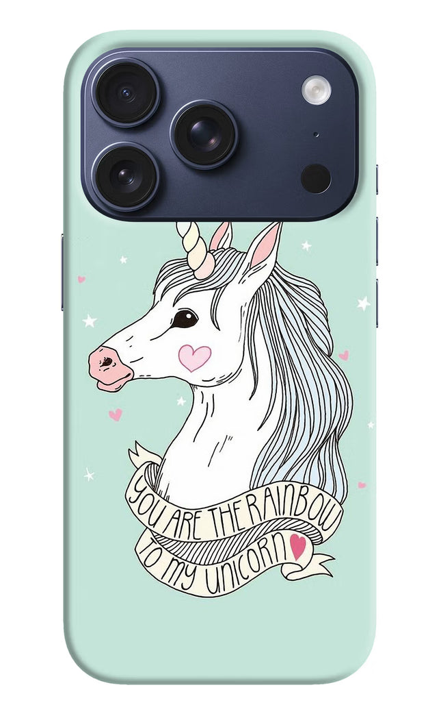 Unicorn Wallpaper iPhone 17 Pro Hard Case Back Cover by Casekaro