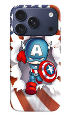 Captain America iPhone 17 Pro Hard Case Back Cover by Casekaro