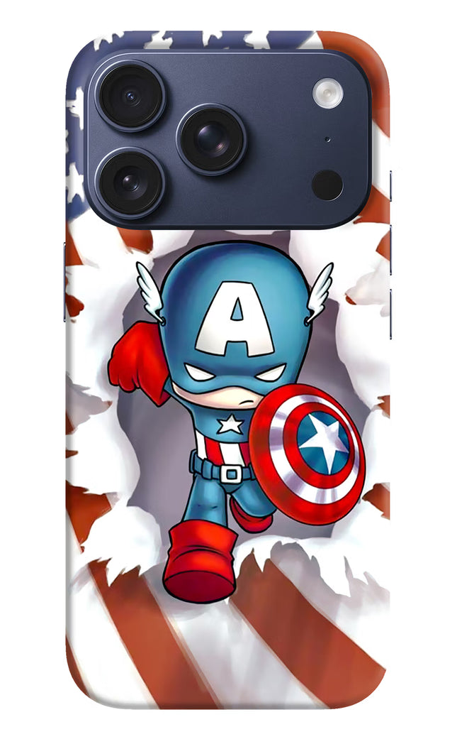 Captain America iPhone 17 Pro Hard Case Back Cover by Casekaro