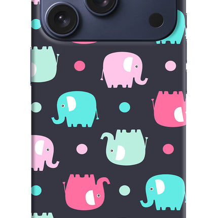 Elephants iPhone 17 Pro Hard Case Back Cover by Casekaro