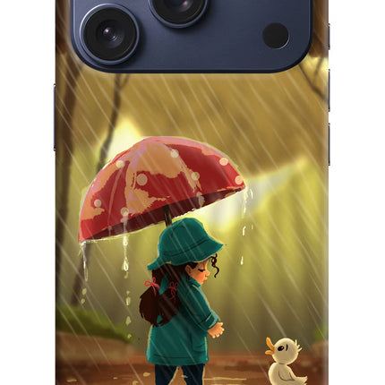 Rainy Day iPhone 17 Pro Hard Case Back Cover by Casekaro