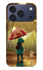 Rainy Day iPhone 17 Pro Hard Case Back Cover by Casekaro