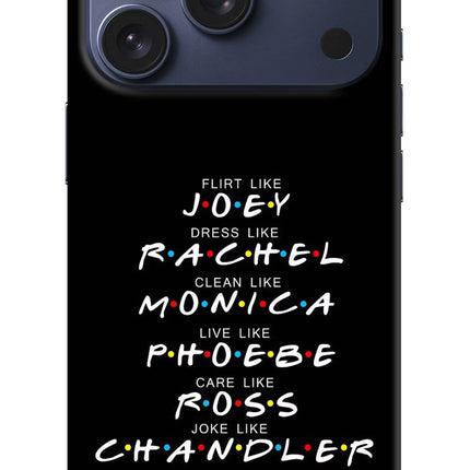 FRIENDS Character iPhone 17 Pro Hard Case Back Cover by Casekaro