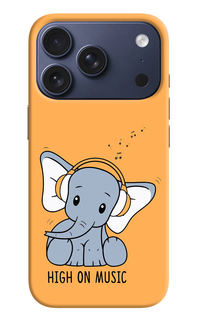 High On Music iPhone 17 Pro Hard Case Back Cover by Casekaro