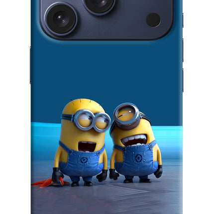 Minion Laughing iPhone 17 Pro Hard Case Back Cover by Casekaro