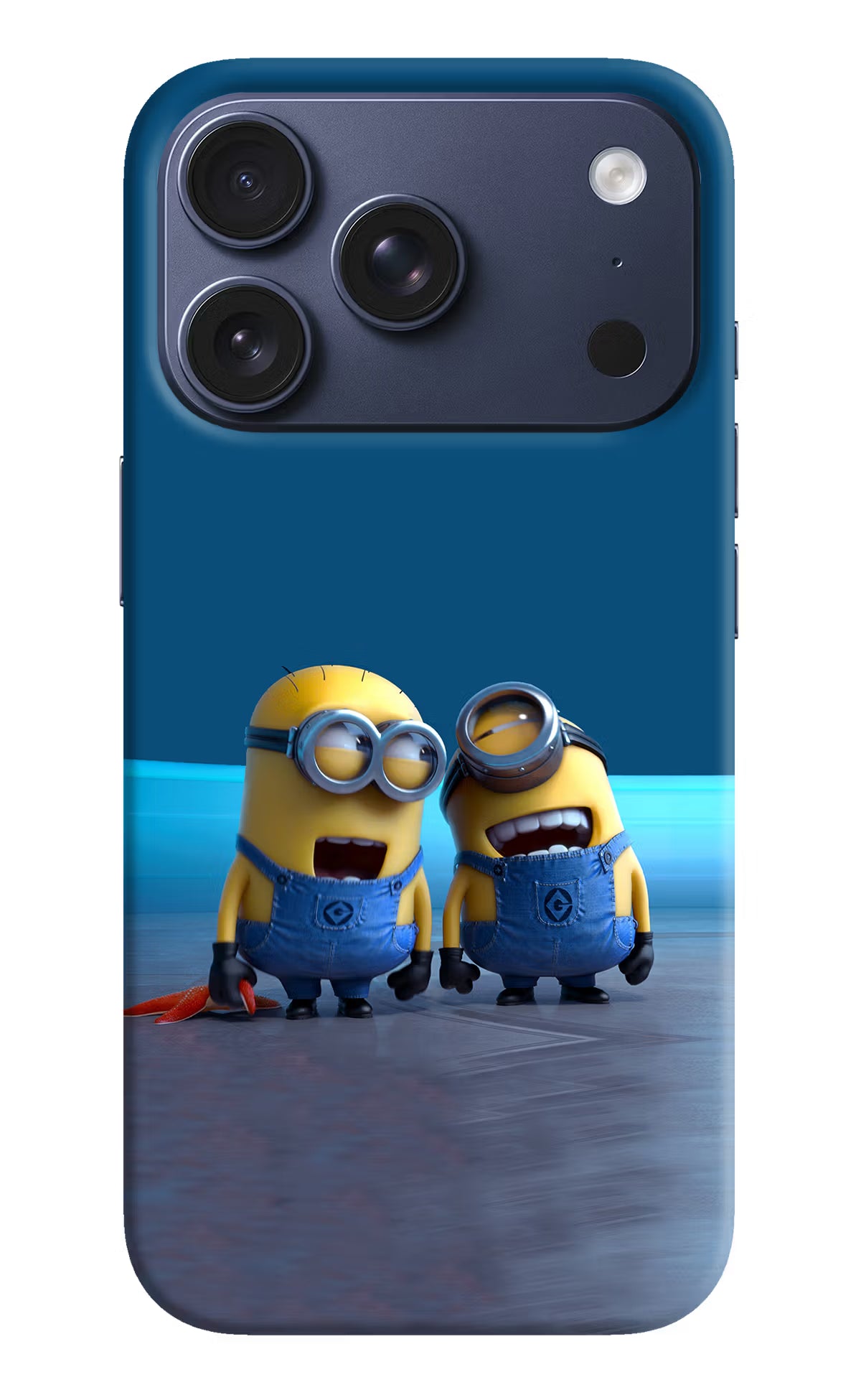 Minion Laughing iPhone 17 Pro Hard Case Back Cover by Casekaro