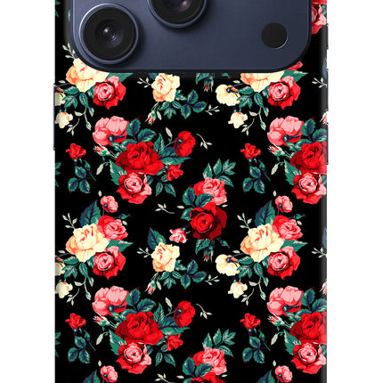 Rose Pattern iPhone 17 Pro Hard Case Back Cover by Casekaro