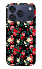 Rose Pattern iPhone 17 Pro Hard Case Back Cover by Casekaro