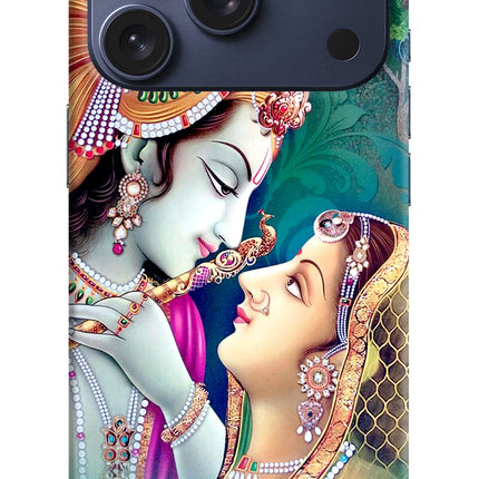 Lord Radha Krishna iPhone 17 Pro Hard Case Back Cover by Casekaro