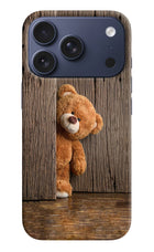 Teddy Wooden iPhone 17 Pro Hard Case Back Cover by Casekaro