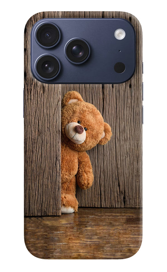 Teddy Wooden iPhone 17 Pro Hard Case Back Cover by Casekaro