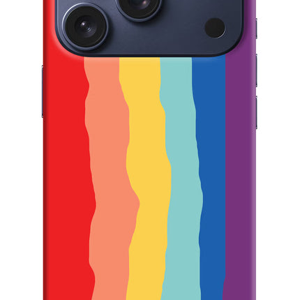 Rainbow iPhone 17 Pro Hard Case Back Cover by Casekaro