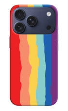Rainbow iPhone 17 Pro Hard Case Back Cover by Casekaro