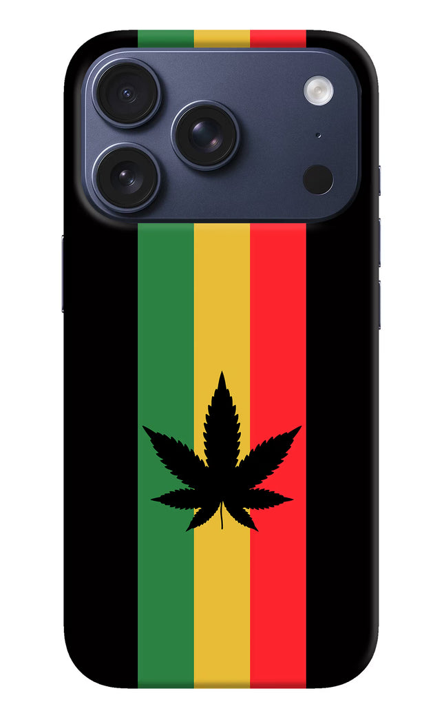 Weed Flag iPhone 17 Pro Hard Case Back Cover by Casekaro