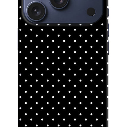 White Dots iPhone 17 Pro Hard Case Back Cover by Casekaro