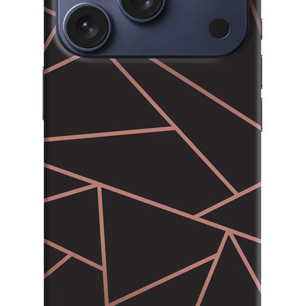 Geometric Pattern iPhone 17 Pro Hard Case Back Cover by Casekaro