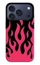 Fire Flames iPhone 17 Pro Hard Case Back Cover by Casekaro