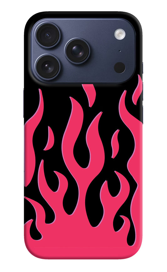 Fire Flames iPhone 17 Pro Hard Case Back Cover by Casekaro