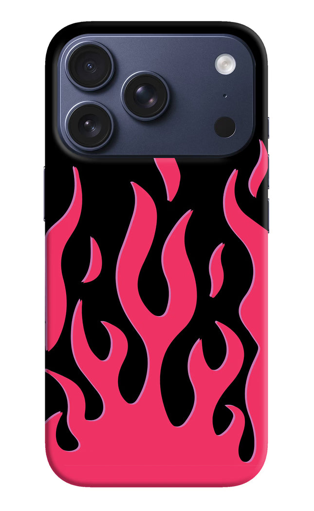 Fire Flames iPhone 17 Pro Hard Case Back Cover by Casekaro