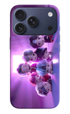 BTS Chibi iPhone 17 Pro Hard Case Back Cover by Casekaro
