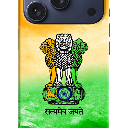 Satyamev Jayate Flag iPhone 17 Pro Hard Case Back Cover by Casekaro