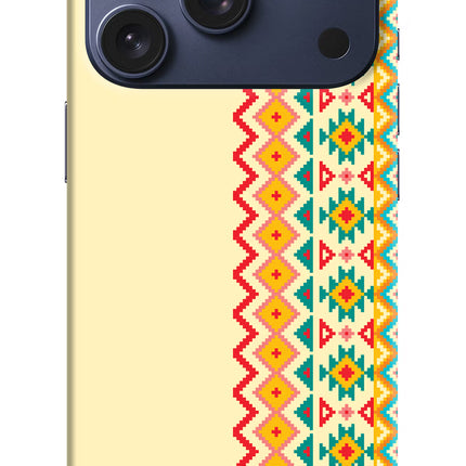 Ethnic Seamless iPhone 17 Pro Hard Case Back Cover by Casekaro
