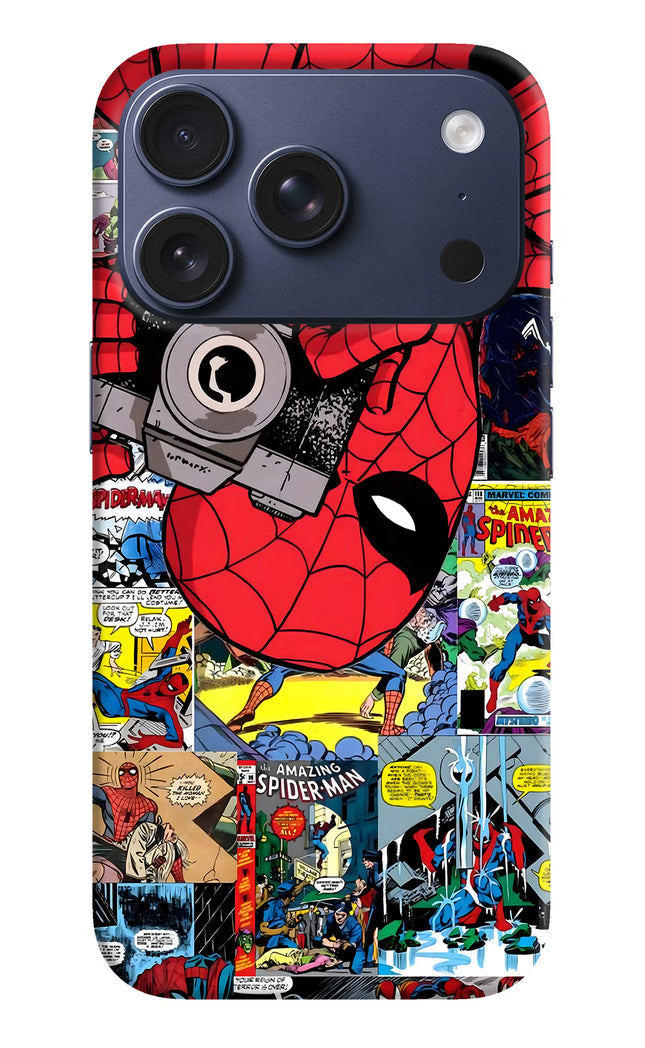 Spider Man iPhone 17 Pro Hard Case Back Cover by Casekaro