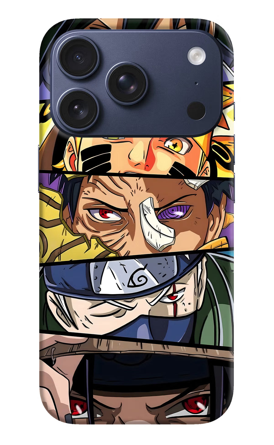 Naruto Character iPhone 17 Pro Back Cover, Hard case