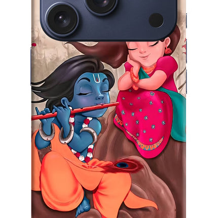 Radhe Krishna iPhone 17 Pro Hard Case Back Cover by Casekaro
