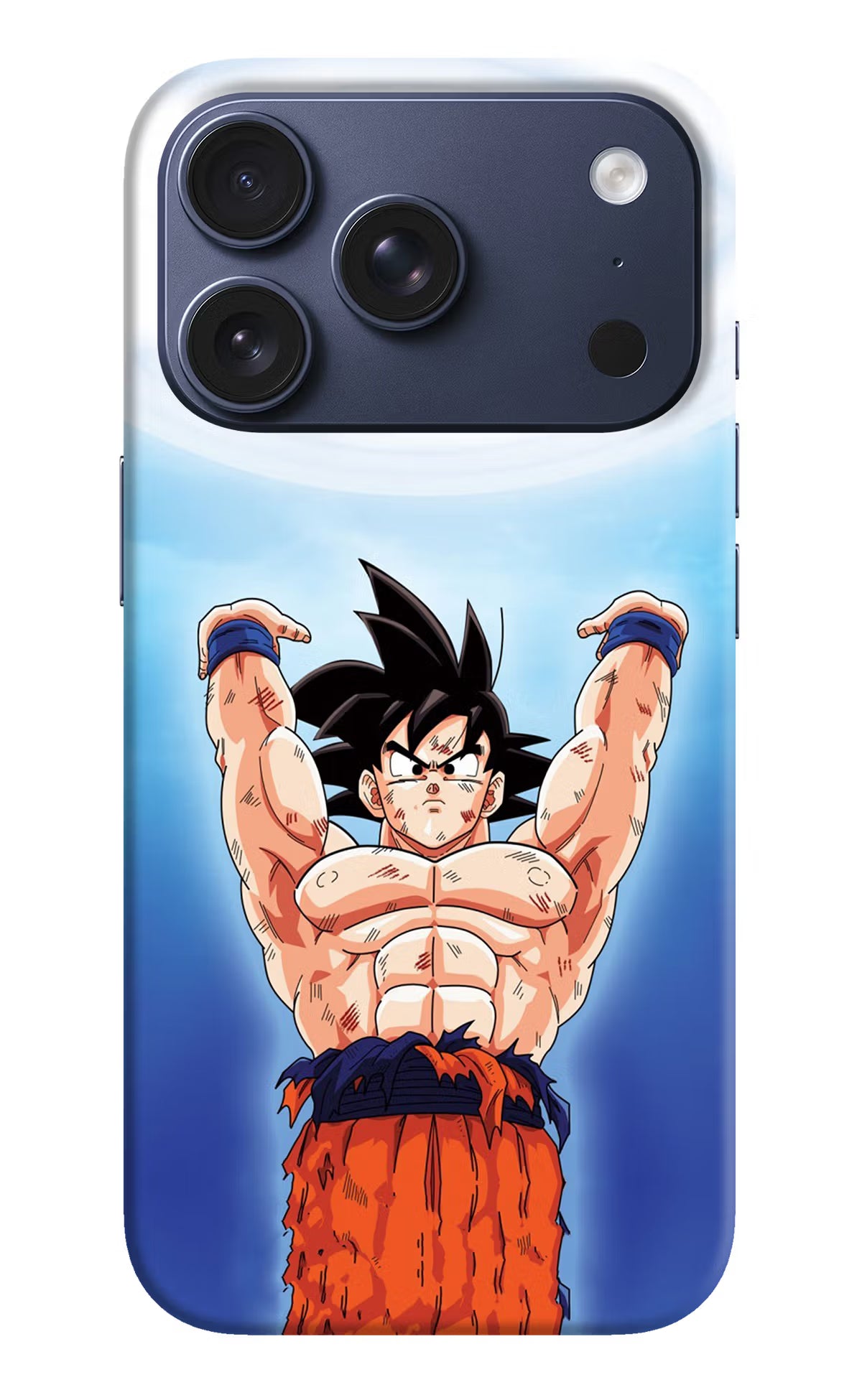 Goku Power iPhone 17 Pro Hard Case Back Cover by Casekaro