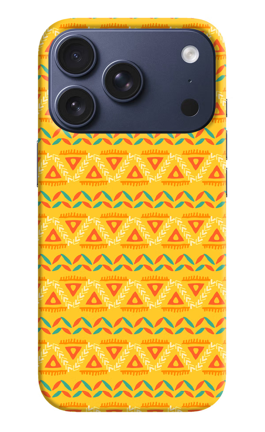 Tribal Pattern iPhone 17 Pro Back Cover, Hard case