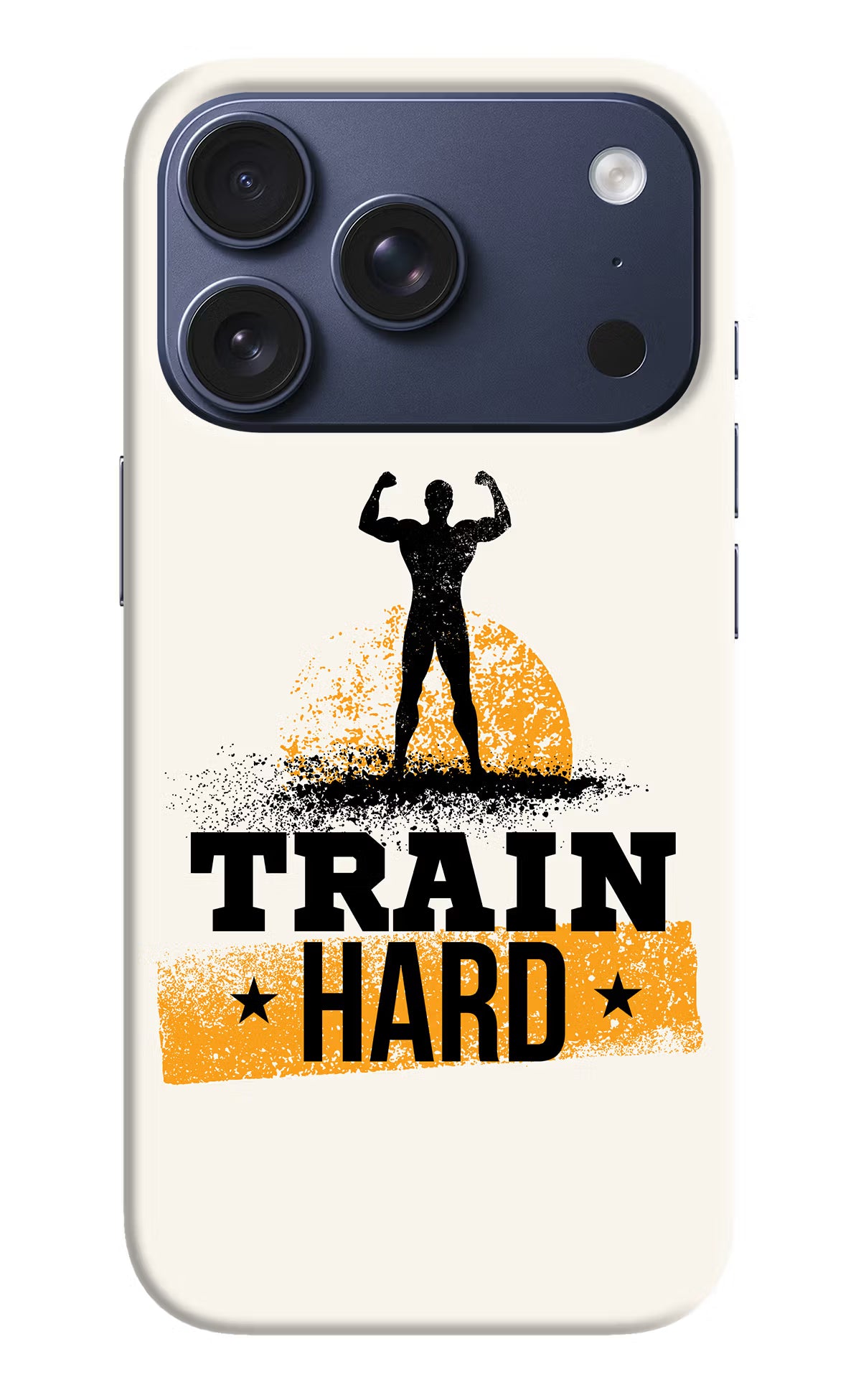 Train Hard iPhone 17 Pro Hard Case Back Cover by Casekaro